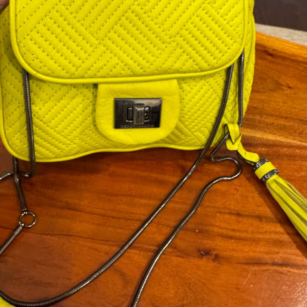 BCBGMAXAZRIA lime green Crossbody Bag